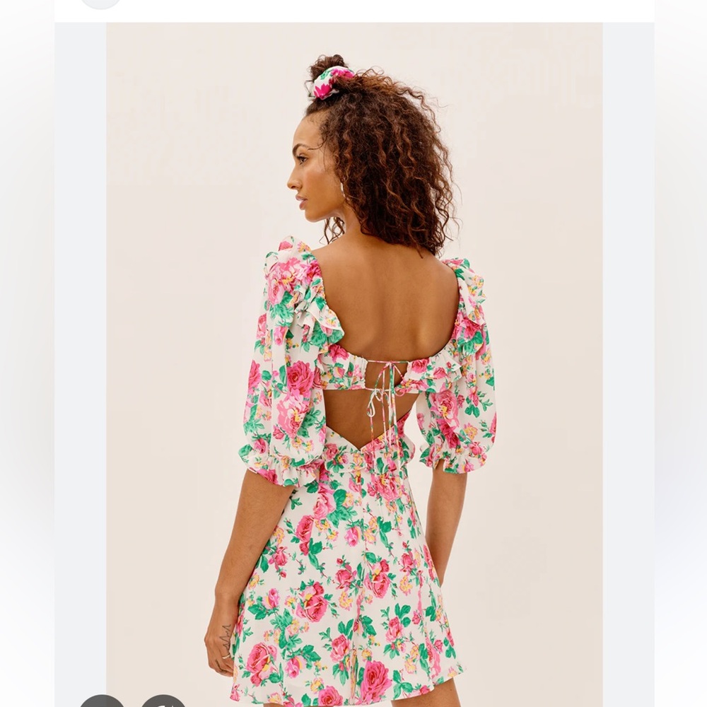 For Love and Lemons Imogen mini dress worn once in excellent condition size XS